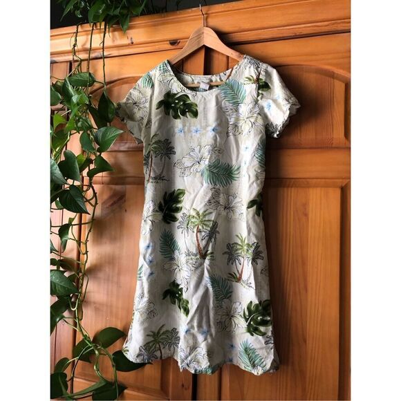 Bishop St Apparel Made in Hawaii Short Sleeve Dress SZ M - Picture 2 of 10